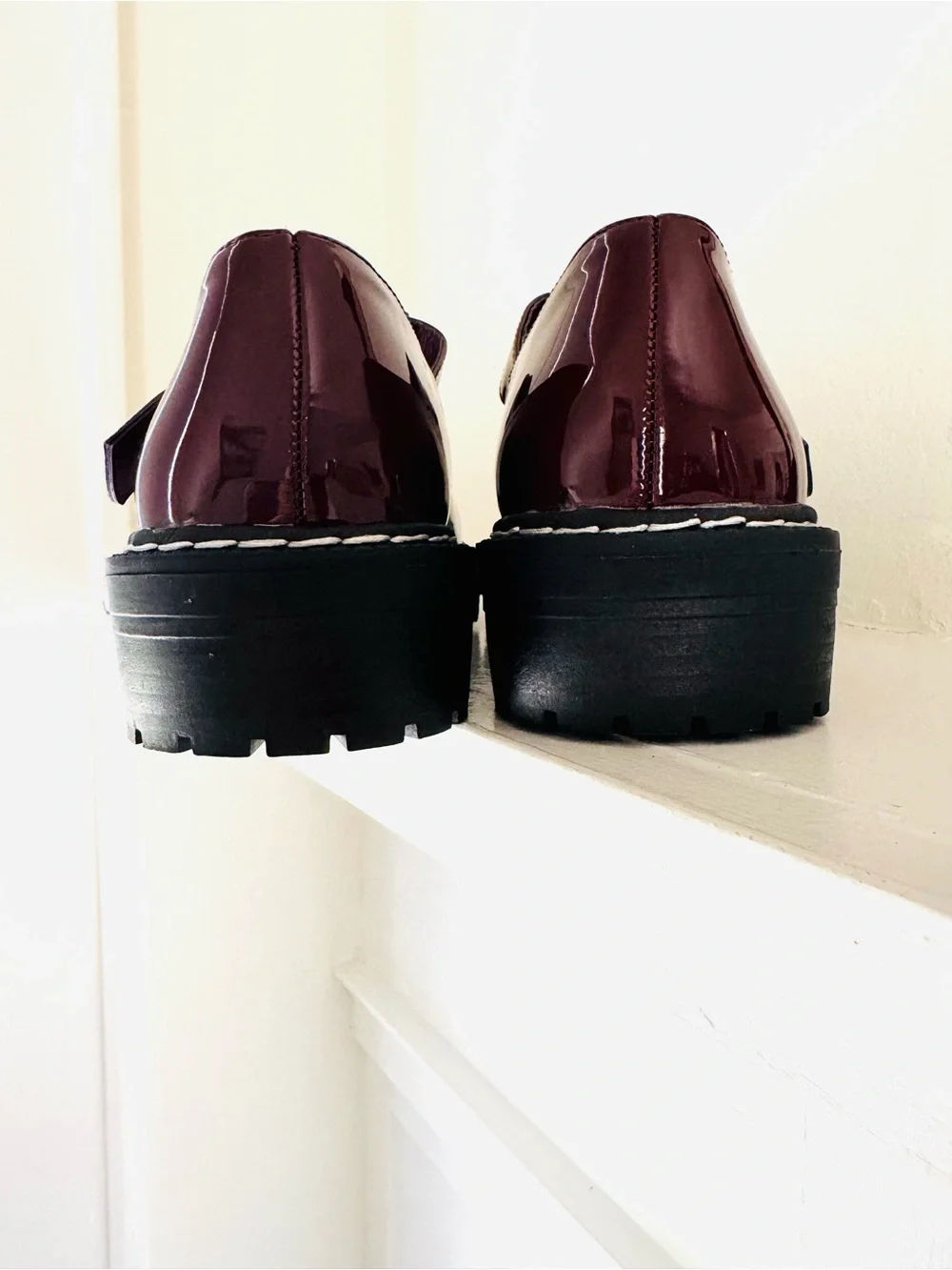 Torrid Mary Jane Patent Shoe in Burgundy - Picture 5 of 6